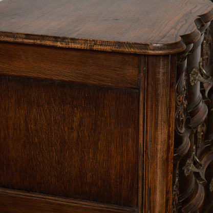 英国 クラシック オーク 3段 チェスト