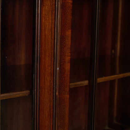 英国 アンティーク ビューロー ブックケース