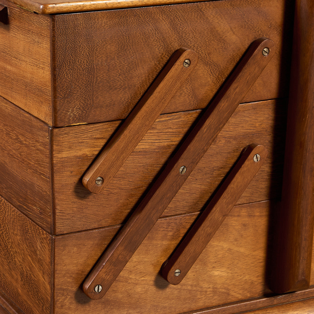 英国 ヴィンテージ ソーイングボックス #95619