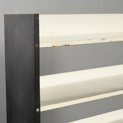 英国製 インダストリアル オープン スチール シェルフ