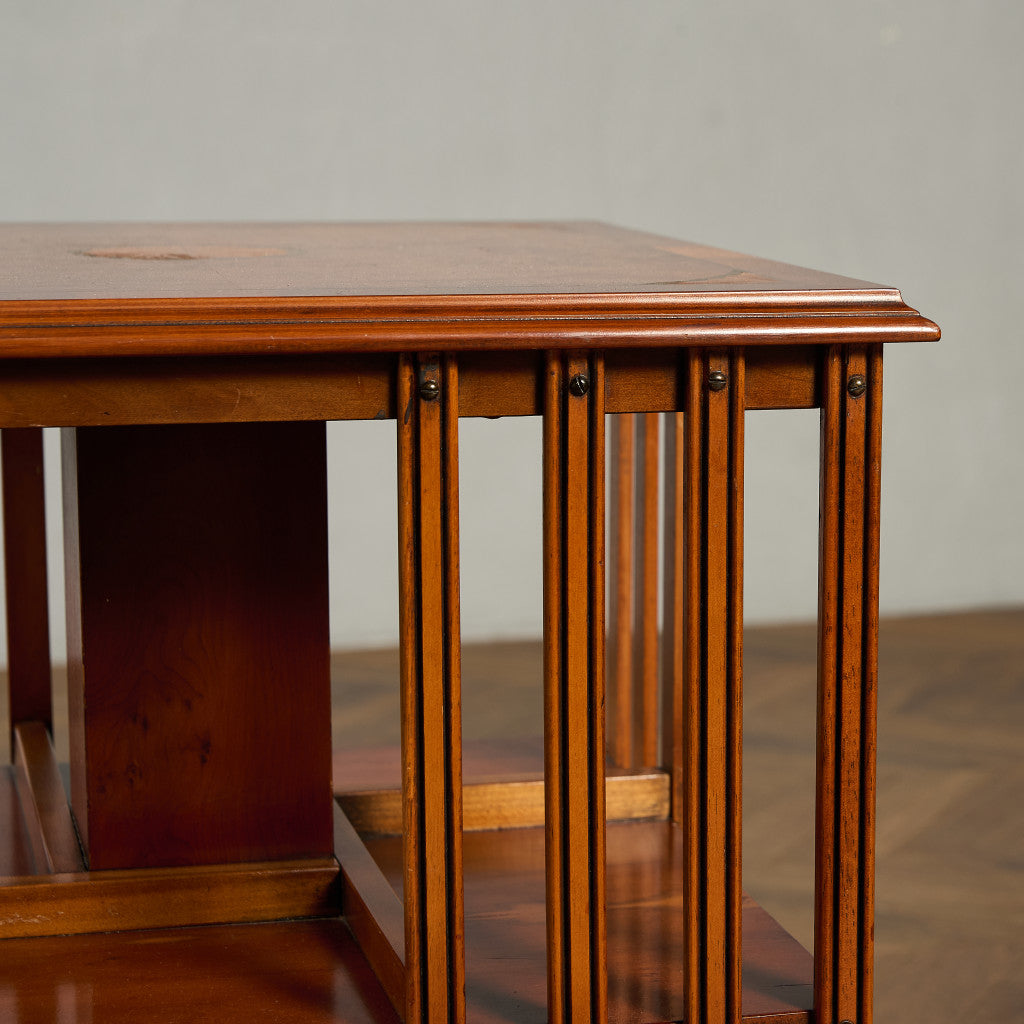 英国 クラシック リボルビング ブックケース