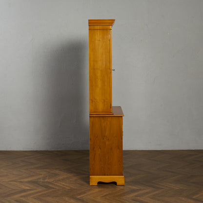 英国 クラシック エドワーディアン ブックケース 食器棚 #90051