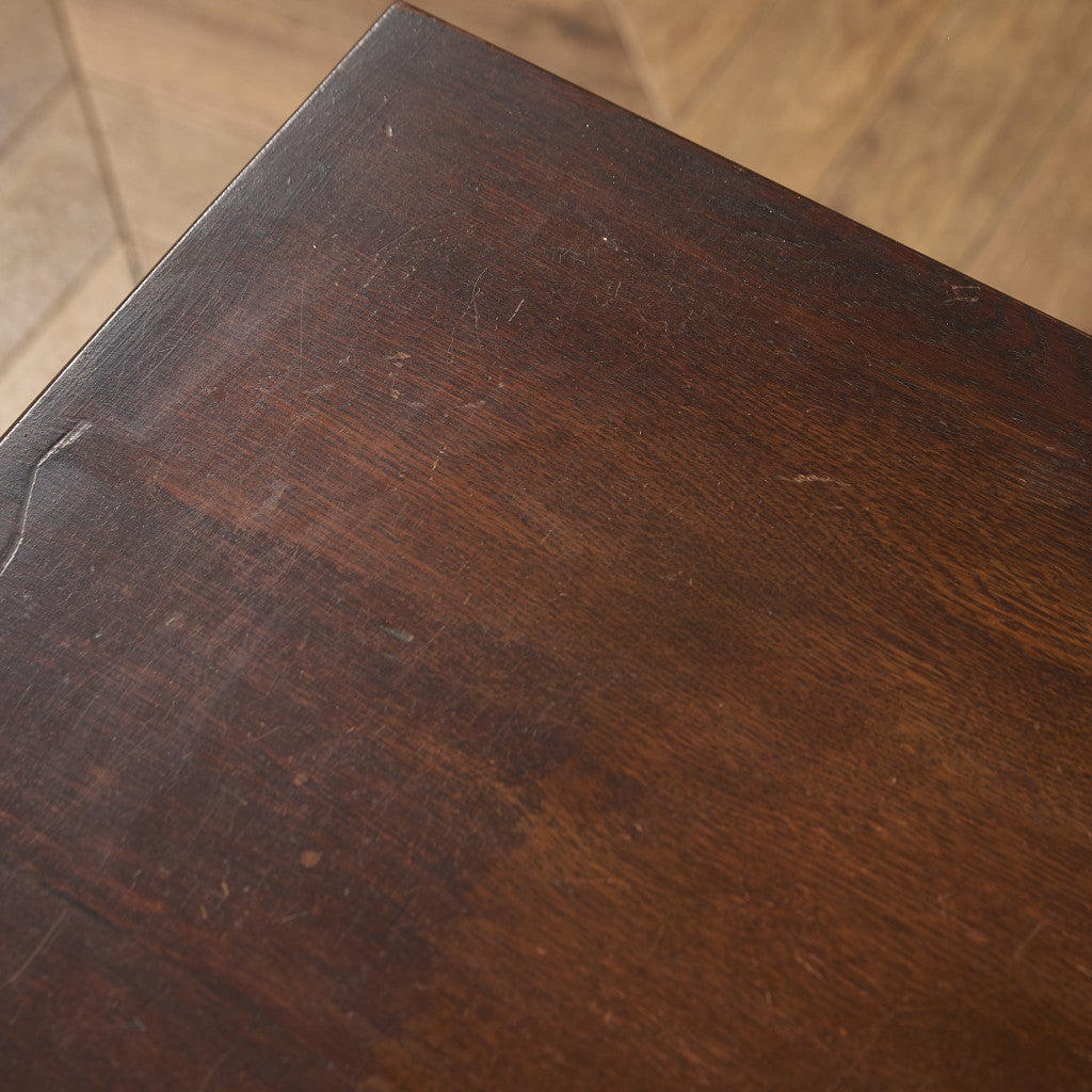 英国 クラシック オーク材 ブランケットボックス