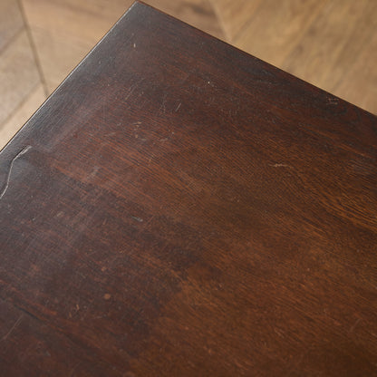 英国 クラシック オーク材 ブランケットボックス