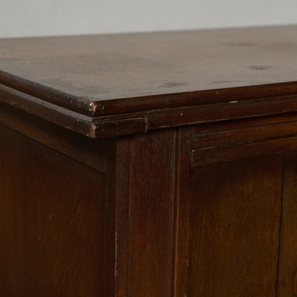 英国 クラシック オーク材 ブランケットボックス