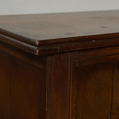 英国 クラシック オーク材 ブランケットボックス