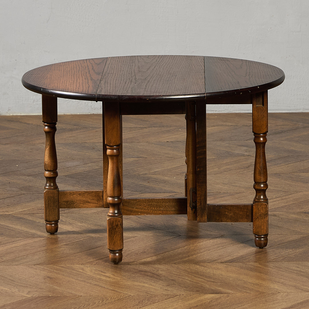 英国クラシック ドロップリーフ ゲートレッグテーブル