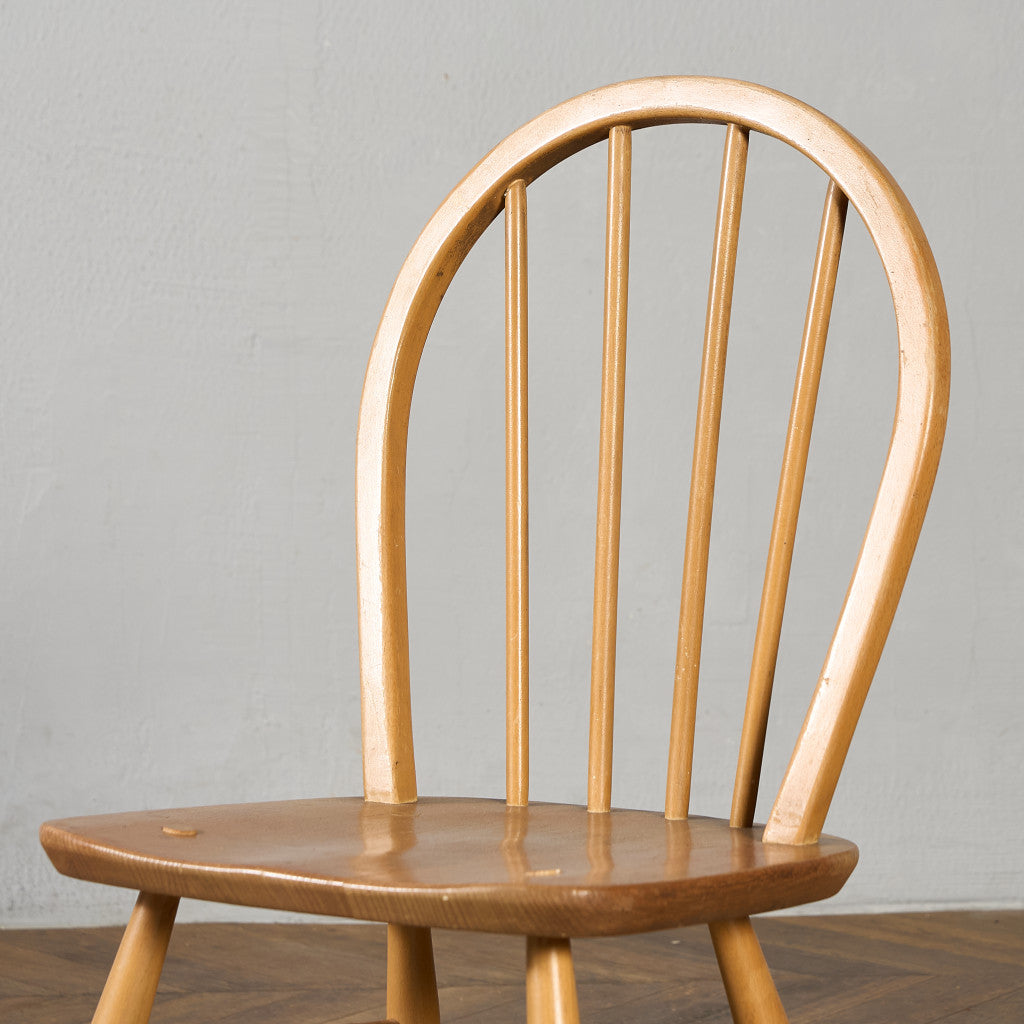 アーコール ERCOL 4本 スポーク フープバックチェア ラウンドゴールドラベル #97224
