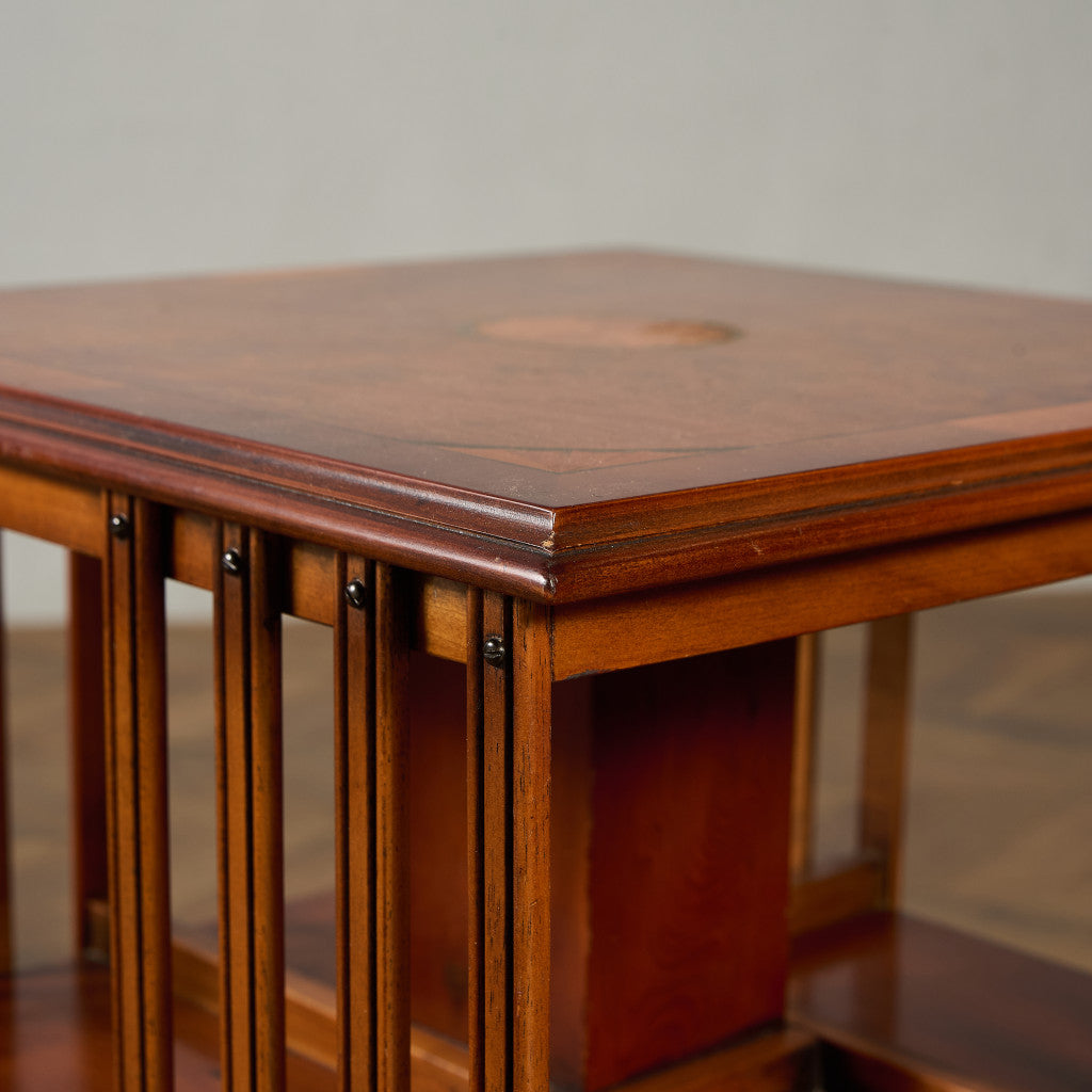 英国 クラシック リボルビング ブックケース