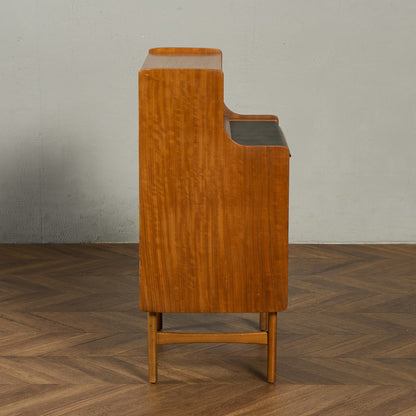 英国 ヴィンテージ 蛇腹扉 ライティングビューロー