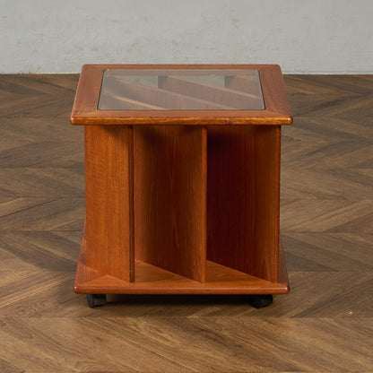 デンマーク ヴィンテージ マガジンラック付き コーヒーテーブル