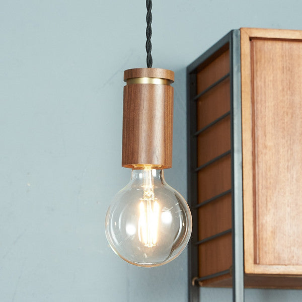 LED Nude i pendant lamp / Walnut