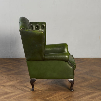 英国 クラシック チェスターフィールド チェア