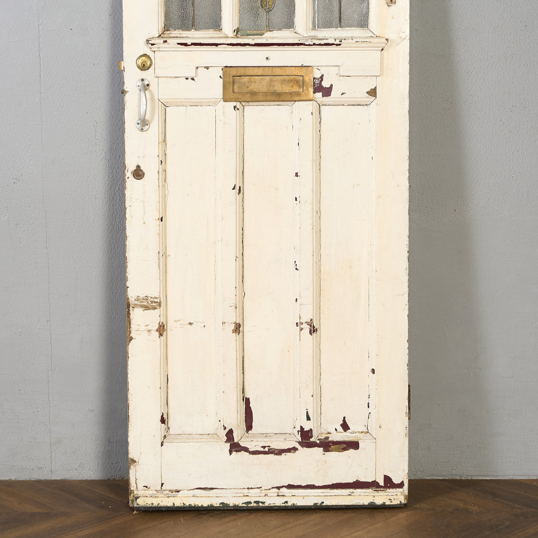 英国 アンティーク ペインテッド ステンドグラス ドア