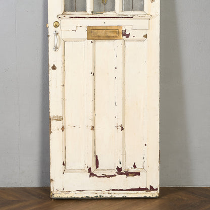 英国 アンティーク ペインテッド ステンドグラス ドア