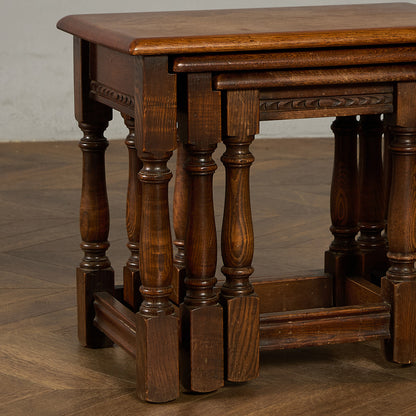 英国クラシック ネストテーブル サイドテーブル