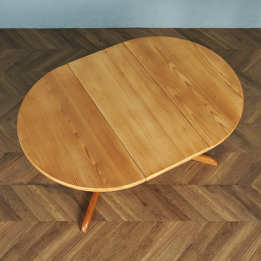デンマークヴィンテージ エクステンション ラウンドダイニングテーブル