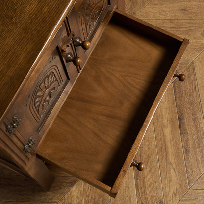 英国 クラシック オーク サイド キャビネット