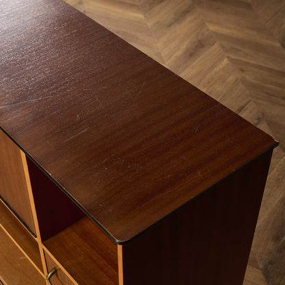 ヴィンテージ ナロー ブックケース