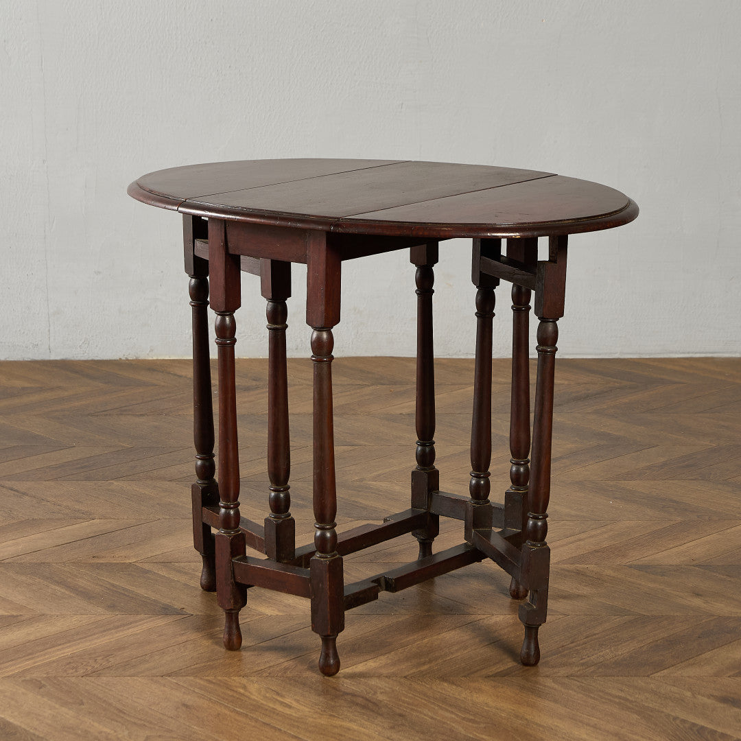 英国 クラシック ドロップリーフ ゲートレッグテーブル