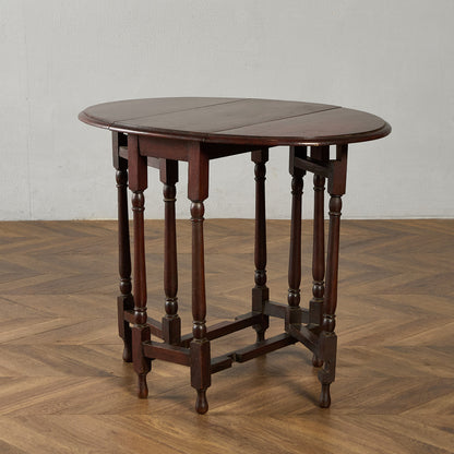 英国 クラシック ドロップリーフ ゲートレッグテーブル