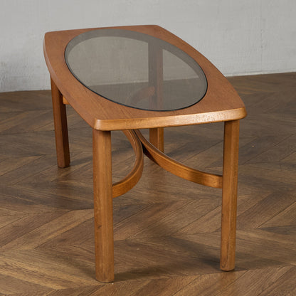 ネイサン Nathan ヴィンテージ スモーク ガラストップ コーヒーテーブル #97348