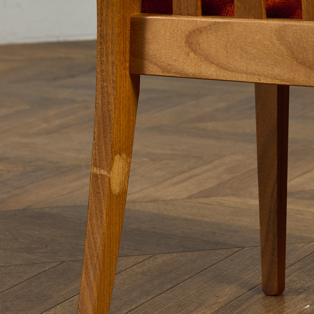 スラットバックチェア 座面張替え済み