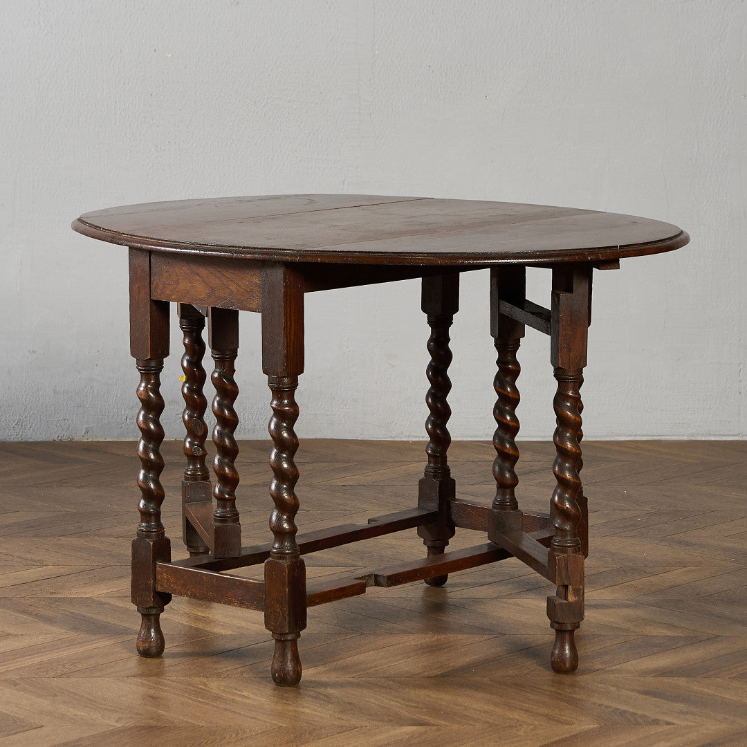 英国 クラシック ドロップリーフ ゲートレッグテーブル #91789