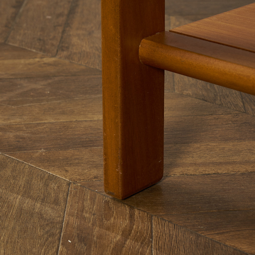 英国 ヴィンテージ スモーク ガラストップ コーヒーテーブル センターテーブル