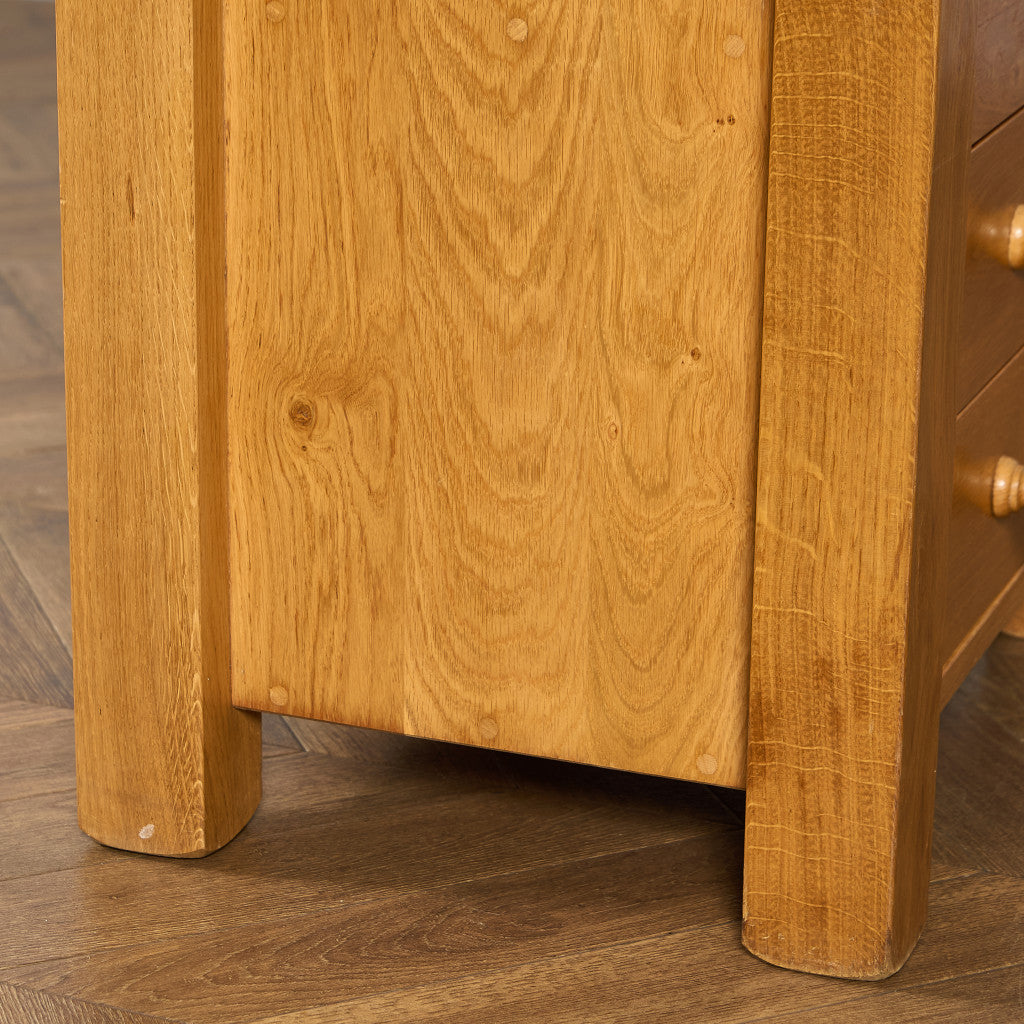 オランダ製 オーク 無垢材 サイドキャビネット