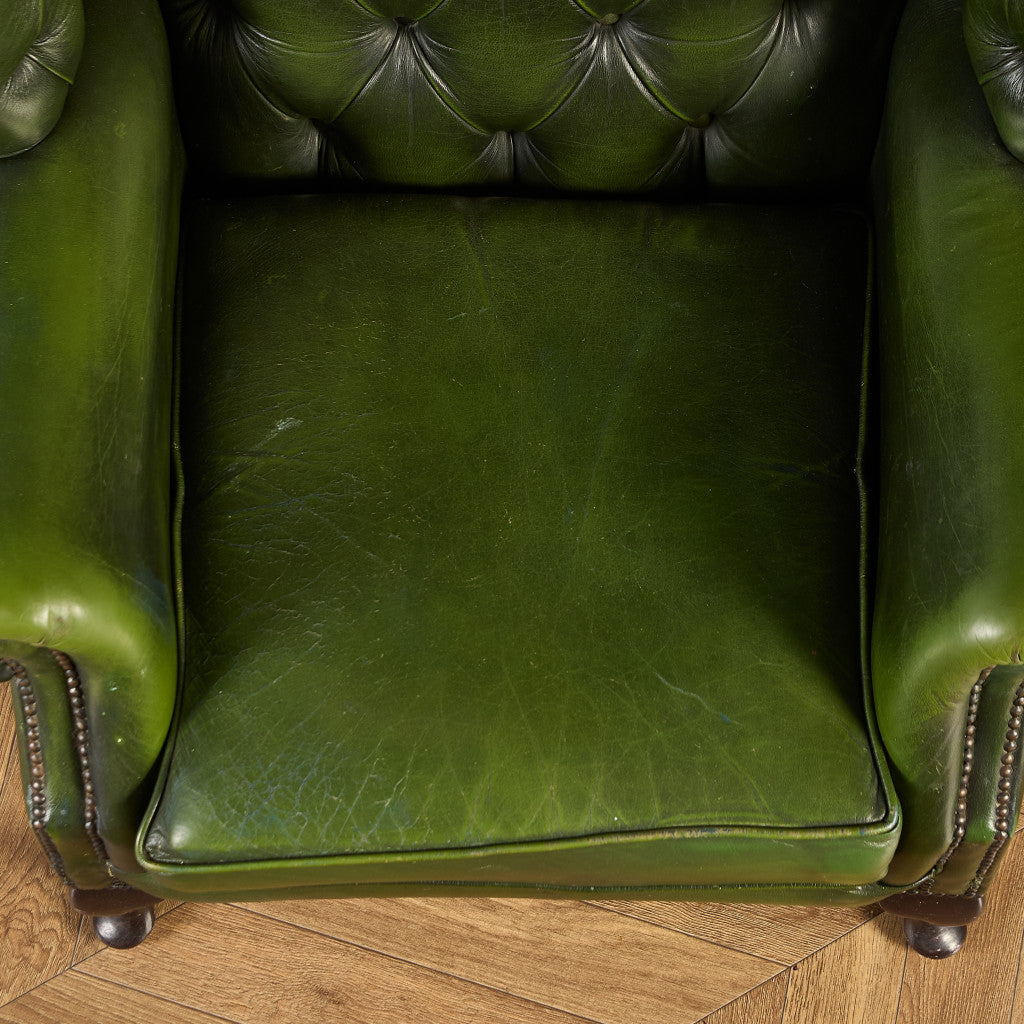 英国 クラシック チェスターフィールド チェア