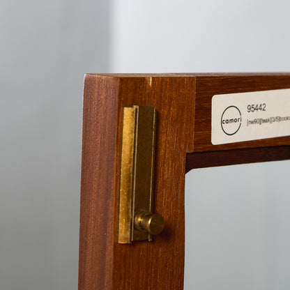 Fresco ガラス ブックケース カスタム アイアン ヘアピンレッグ