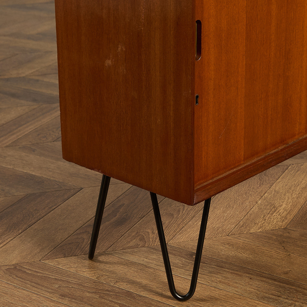 イギリス ヴィンテージ キャビネット カスタム アイアン ヘアピン