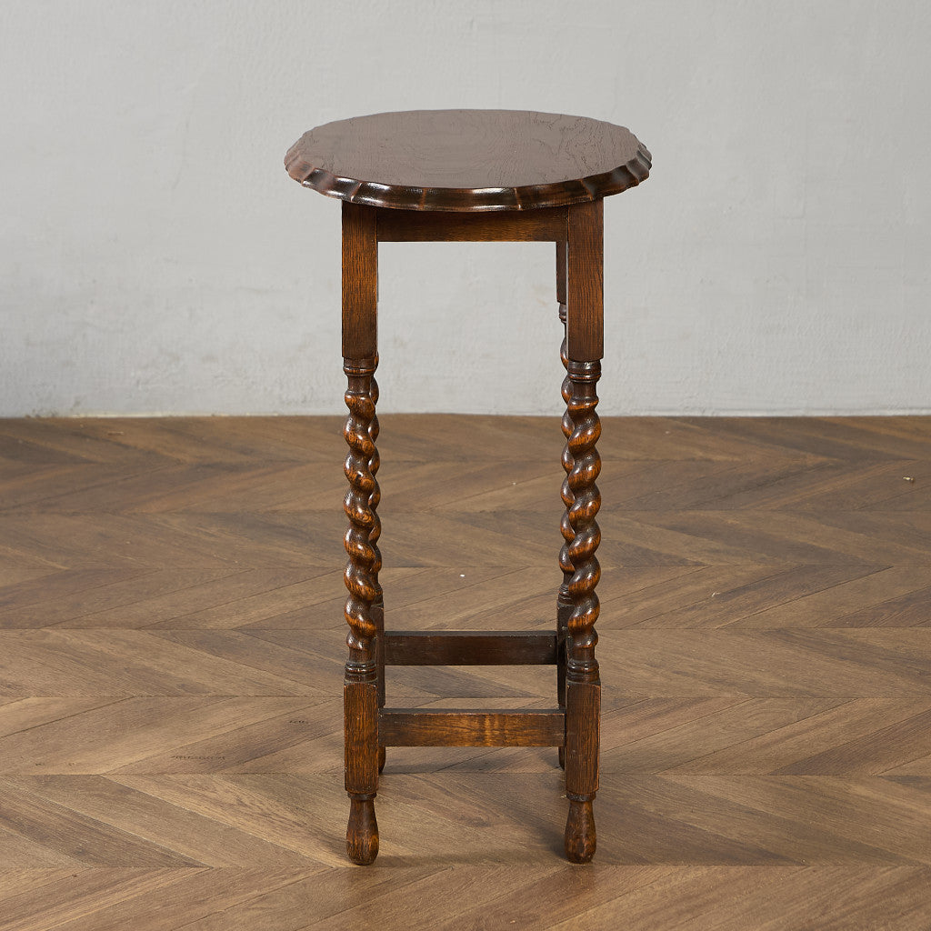 英国 クラシック バーリーシュガーツイスト サイドテーブル