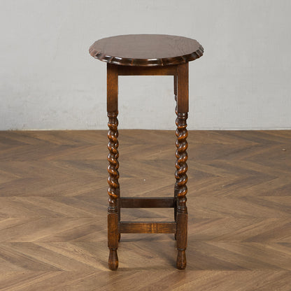 英国 クラシック バーリーシュガーツイスト サイドテーブル