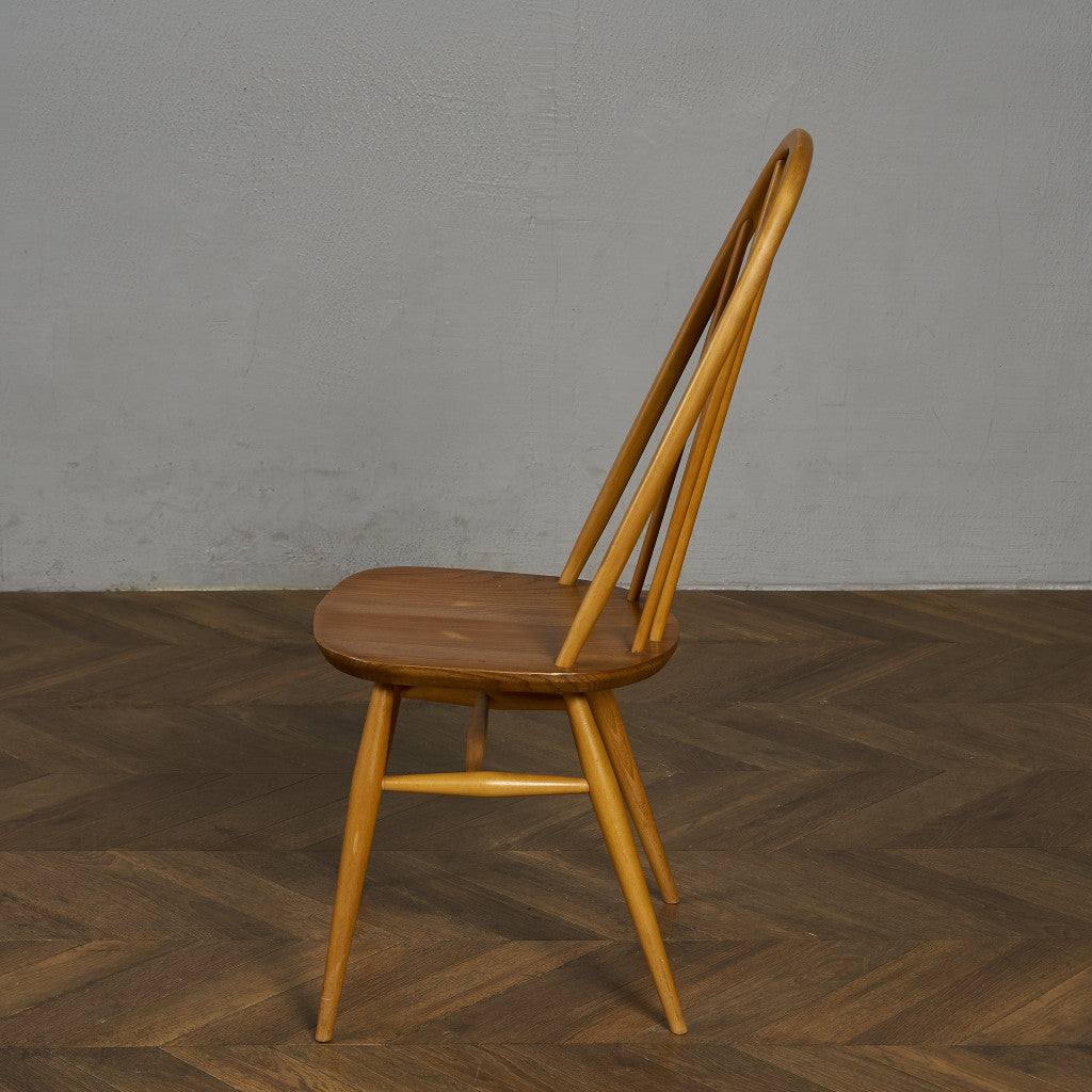 アーコール ERCOL ヴィンテージ クエーカーチェア ラウンドゴールド