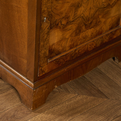 英国 クラシック ウォールナット ブックケース