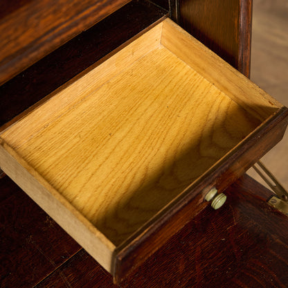 英国 クラシック スタッキング ビューロー ブックケース