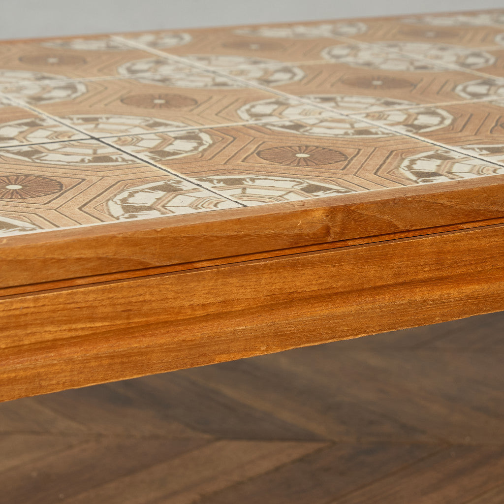 イギリス ヴィンテージ タイルトップ コーヒーテーブル センターテーブル