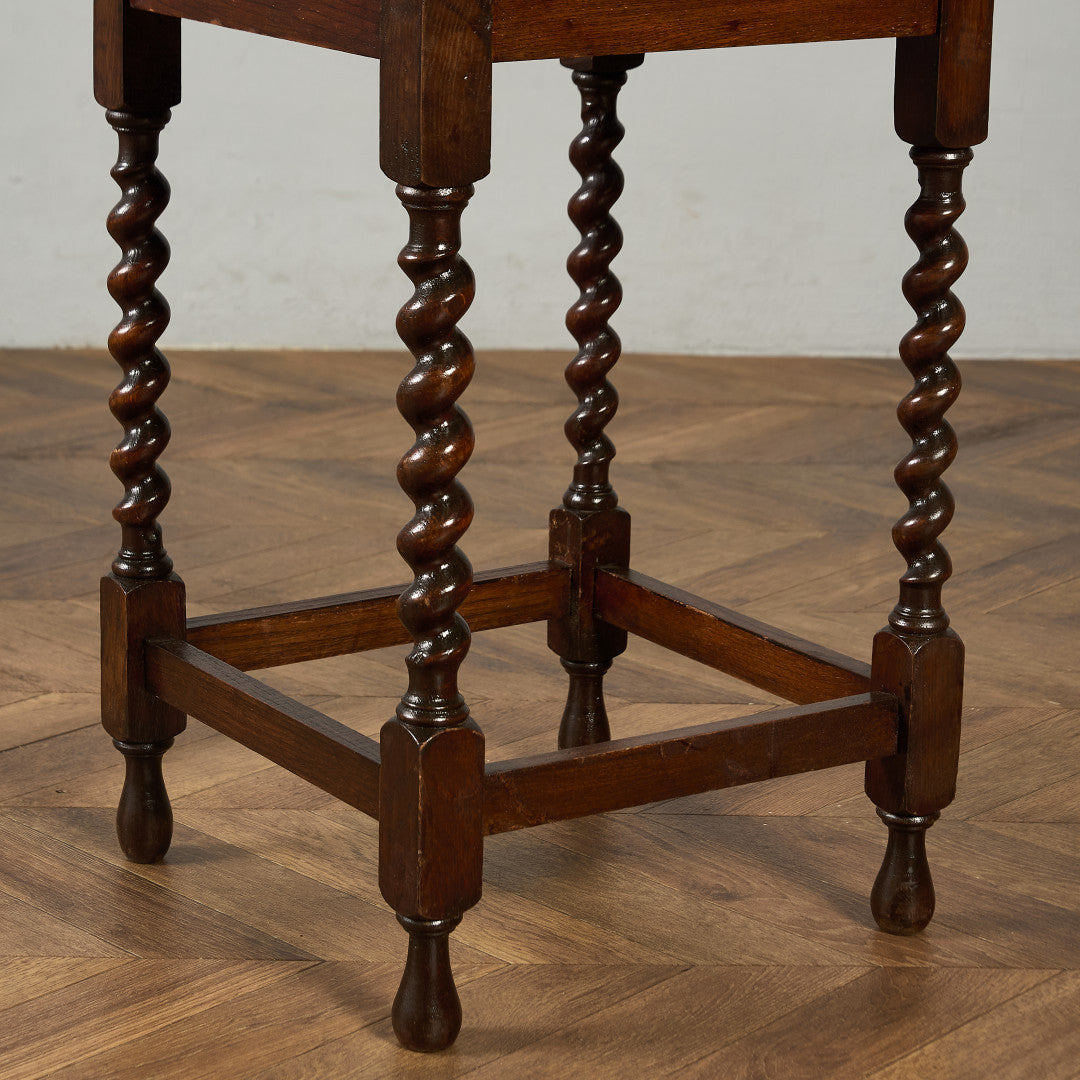 英国 クラシック バーリーシュガーツイスト サイドテーブル