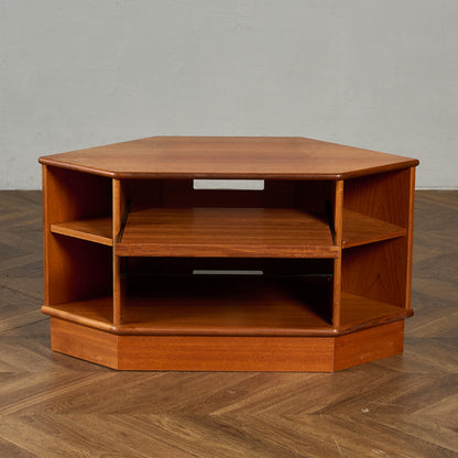 ヴィンテージ コーナー キャビネット  AVボード