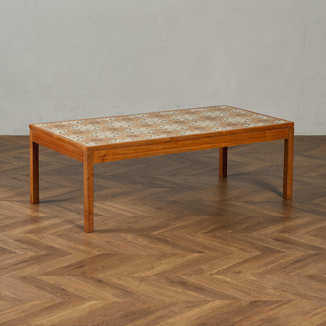 イギリス ヴィンテージ タイルトップ コーヒーテーブル センターテーブル