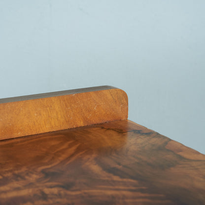 英国クラシック ウォールナット材 ブックケース / 食器棚