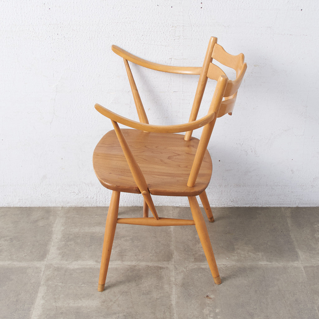 61140][アーコール ERCOL]ラダーバック カウホーンチェア (493