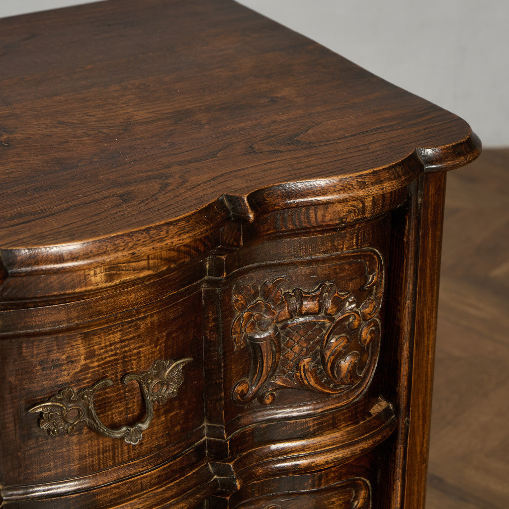 英国 クラシック オーク 3段 チェスト