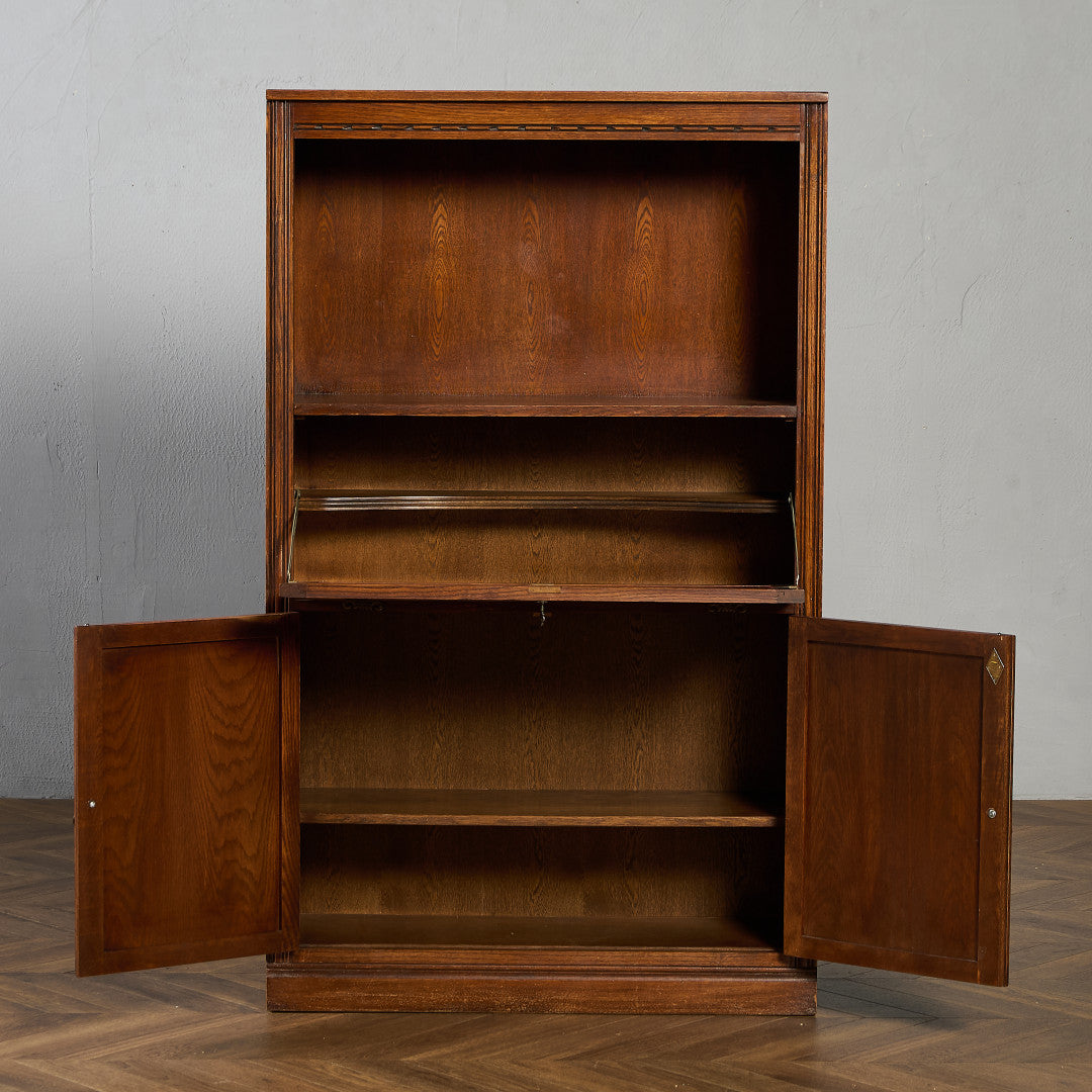 Old Charm オーク材 ビューローブックケース