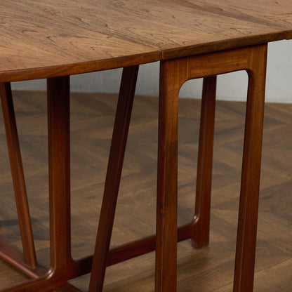 イギリス ヴィンテージ ドロップリーフ ゲートレッグテーブル