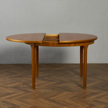 エクステンション ラウンドダイニングテーブル / 天板再塗装済み