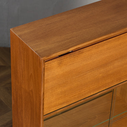 ヴィンテージ ガラスキャビネット