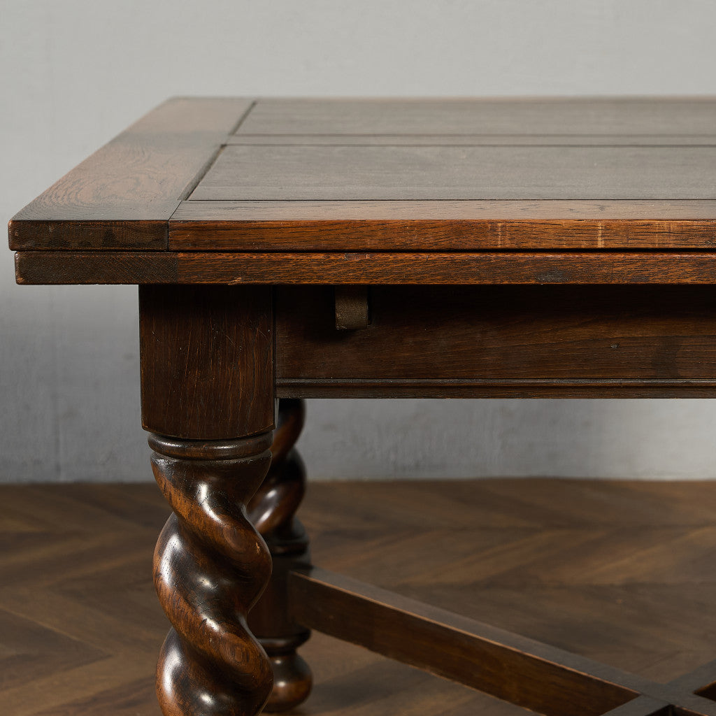 英国 クラシック ドローリーフ ダイニングテーブル